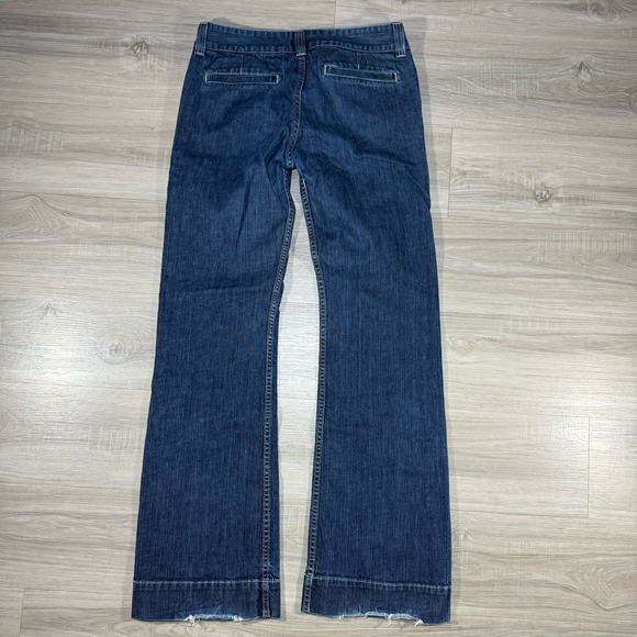 Buckle Women's Flare Jeans in Dark Blue - Picture 3 of 7